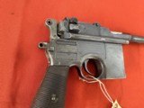 GERMAN MAUSER MODEL C96 BROOMHANDLE SEMI AUTO PISTOL 7.63mm - 3 of 12