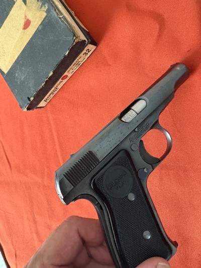 REMINGTON MODEL 51 SEMI AUTO PISTOL 32 ACP WITH BOX - Image 8 of 14