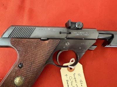 SALE $1250 ~ HI STANDARD SUPERMATIC CITATION SEMI AUTO PISTOL 22LR - Image 7 of 17