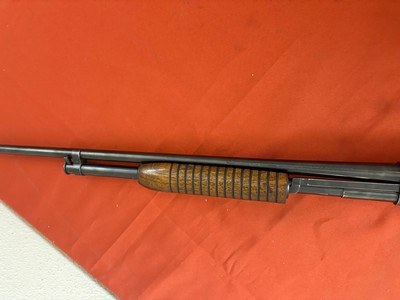 WINCHESTER MODEL 42 PUMP ACTION TAKEDOWN SHOTGUN 410 GA - Image 15 of 16