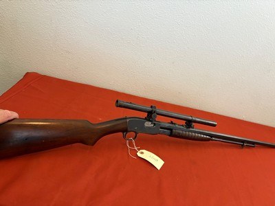 REMINGTON MODEL 12-C PUMP ACTION OCTAGON BARREL RIFLE 22LR