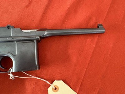 WAFFENFABRIK MAUSER C96 BROOMHANDLE PISTOL 7.63 ~ NICE GUN ~ - Image 7 of 16
