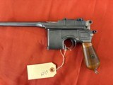 WAFFENFABRIK MAUSER C96 BROOMHANDLE PISTOL 7.63 ~ NICE GUN ~ - 2 of 16