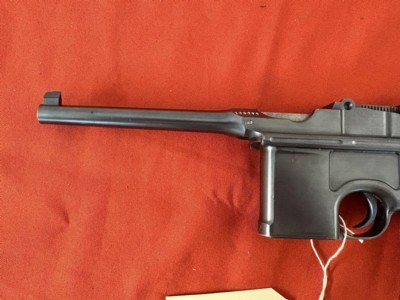 WAFFENFABRIK MAUSER C96 BROOMHANDLE PISTOL 7.63 ~ NICE GUN ~ - Image 5 of 16