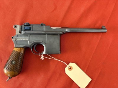 WAFFENFABRIK MAUSER C96 BROOMHANDLE PISTOL 7.63
NICE GUN
