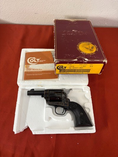 COLT SINGLE ACTION ARMY 3RD GEN SHERIFFS MODEL 44-40 ~ MADE IN 1984