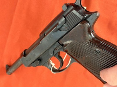 WWll GERMAN NAZI WALTHER P38 byf 44 SEMI AUTO PISTOL 9MM - Image 9 of 12