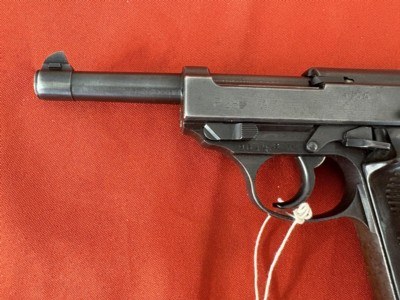 WWII GERMAN NAZI WALTHER byf 43 P38 SEMI AUTO PISTOL - Image 5 of 16