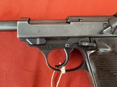 WWII GERMAN NAZI WALTHER byf 43 P38 SEMI AUTO PISTOL - Image 6 of 16