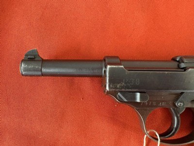 WWll GERMAN WALTHER AC44 SEMI AUTO PISTOL 9MM - Image 4 of 15