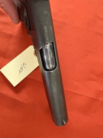 WWll ITHACA 1911A1 SEMI AUTO PISTOL 45 ACP ~ MADE IN 1943 - Image 8 of 15