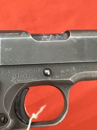 WWll ITHACA 1911A1 SEMI AUTO PISTOL 45 ACP ~ MADE IN 1943 - Image 14 of 15