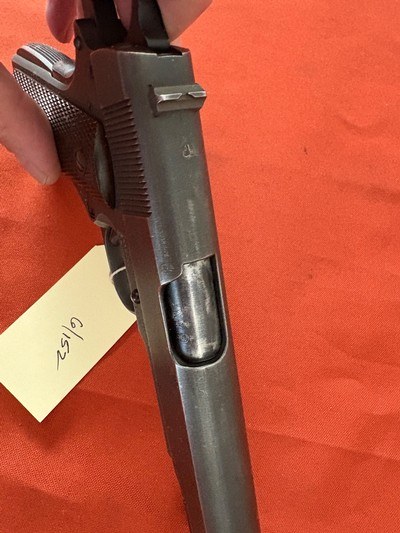 WWll ITHACA 1911A1 SEMI AUTO PISTOL 45 ACP ~ MADE IN 1943 - Image 7 of 15