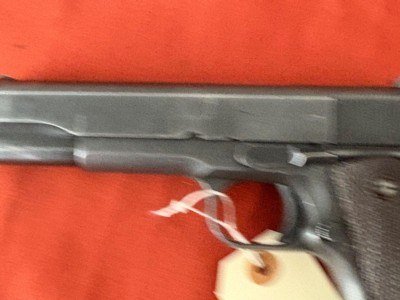 WWll ITHACA 1911A1 SEMI AUTO PISTOL 45 ACP ~ MADE IN 1943 - Image 9 of 15