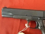 WWll U.S. PROPERTY ITHACA 1911A1 SEMI AUTO PISTOL 45 AC - 3 of 12