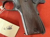 WWll U.S. PROPERTY ITHACA 1911A1 SEMI AUTO PISTOL 45 AC - 5 of 12