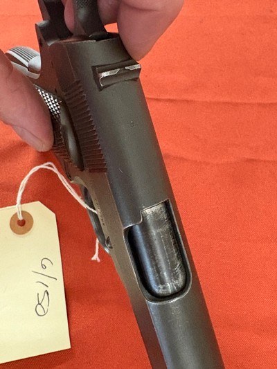 WWll U.S. PROPERTY REMINGTON RAND 1911A1 SEMI AUTO PISTOL 45ACP - Image 9 of 12