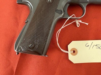 WWll U.S. PROPERTY REMINGTON RAND 1911A1 SEMI AUTO PISTOL 45ACP - Image 8 of 12
