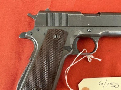 WWll U.S. PROPERTY REMINGTON RAND 1911A1 SEMI AUTO PISTOL 45ACP - Image 7 of 12