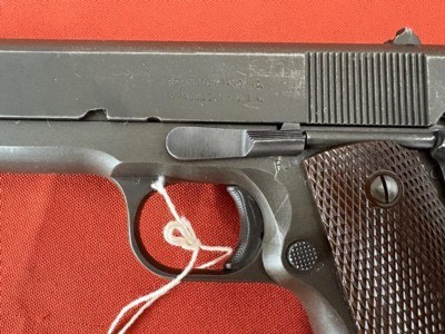 WWll U.S. PROPERTY REMINGTON RAND 1911A1 SEMI AUTO PISTOL 45ACP - Image 3 of 12