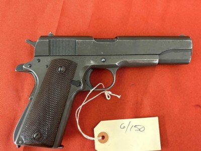 WWll U.S. PROPERTY REMINGTON RAND 1911A1 SEMI AUTO PISTOL 45ACP