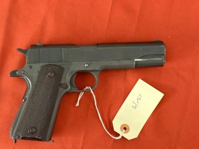 WWll U.S. PROPERTY REMINGTON RAND 1911A1 PISTOL 45 ACP ~ LEND LEASE ~