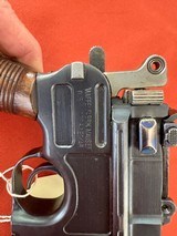 MAUSER C96 BROOMHANDLE SEMI AUTO PISTOL CALIBER 7.63mm - 13 of 22