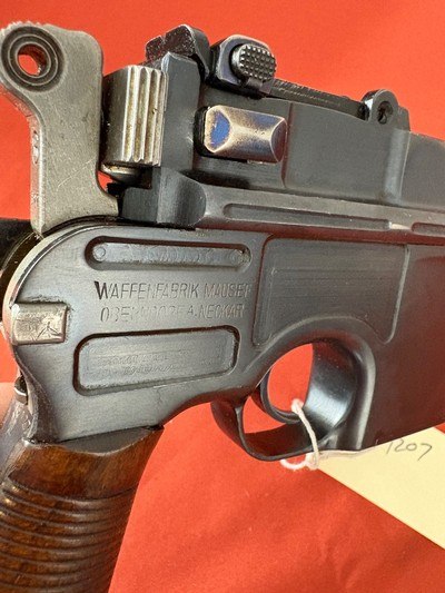 MAUSER C96 BROOMHANDLE SEMI AUTO PISTOL CALIBER 7.63mm - Image 12 of 22