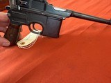 MAUSER C96 BROOMHANDLE SEMI AUTO PISTOL CALIBER 7.63mm - 14 of 22