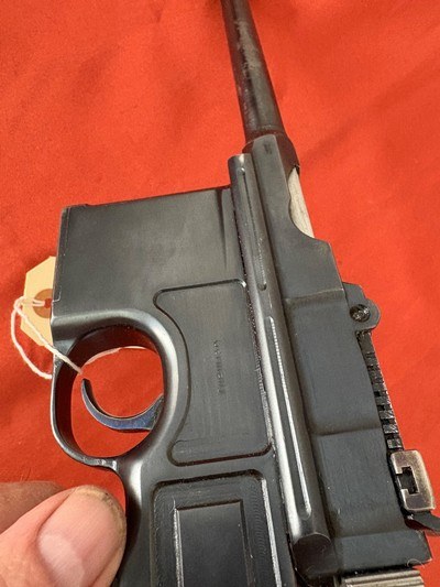 MAUSER C96 BROOMHANDLE SEMI AUTO PISTOL CALIBER 7.63mm - Image 11 of 22