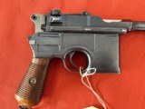 MAUSER C96 BROOMHANDLE SEMI AUTO PISTOL CALIBER 7.63mm - 5 of 22