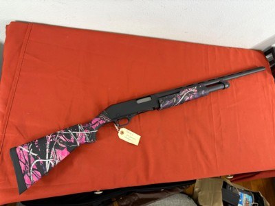 STEVENS MODEL 320 CAMO PUMP ACTION 20 GAUGE SHOTGUN