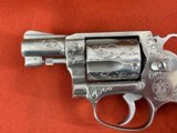 SMITH & WESSON MODEL 60 REVOLVER 38 SPL ~ KEN HURST ENGRAVED ~ - 2 of 18