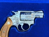 SMITH & WESSON MODEL 60 REVOLVER 38 SPL ~ KEN HURST ENGRAVED ~