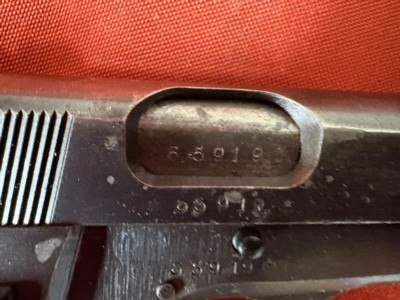 WWll GERMAN NAZI HI POWER SEMI AUTO PISTOL 9MM - Image 11 of 13
