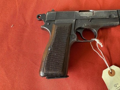 WWll GERMAN NAZI HI POWER SEMI AUTO PISTOL 9MM - Image 5 of 13