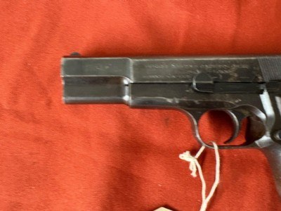 WWll GERMAN NAZI HI POWER SEMI AUTO PISTOL 9MM - Image 7 of 13