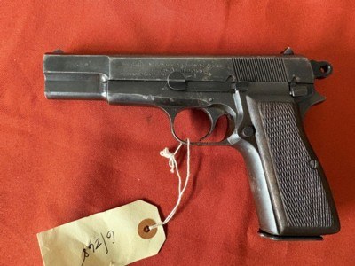 WWll GERMAN NAZI HI POWER SEMI AUTO PISTOL 9MM - Image 2 of 13