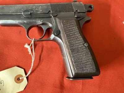 WWll GERMAN NAZI HI POWER SEMI AUTO PISTOL 9MM - Image 8 of 13