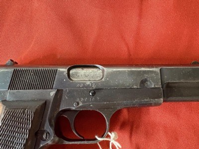 WWll GERMAN NAZI HI POWER SEMI AUTO PISTOL 9MM - Image 4 of 13