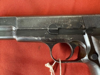 WWll GERMAN NAZI HI POWER SEMI AUTO PISTOL 9MM - Image 6 of 13