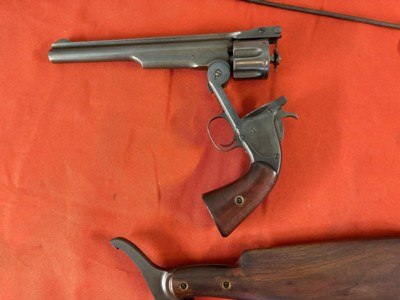 SMITH & WESSON MODEL 3 AMERICAN 2ND MODEL REVOLVER WITH STOCK ~ CALIBER 44 HENRY~ - Image 14 of 25