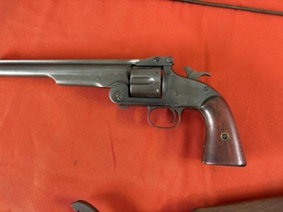 SMITH & WESSON MODEL 3 AMERICAN 2ND MODEL REVOLVER WITH STOCK ~ CALIBER 44 HENRY~ - Image 15 of 25