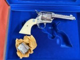 COLT SINGLE ACTION ARMY ~ FULL ENGRAVED ~ CARVED IVORY GRIPS ~ BEAUTIFUL ! - 6 of 25