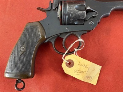 WWl WEBLEY MK VI REVOLVER 455 / 45ACP - Image 6 of 15