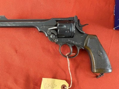 WWl WEBLEY MK VI REVOLVER 455 / 45ACP - Image 2 of 15