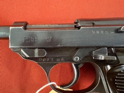 WWll NAZI GERMAN MAUSER P38byf 43 SEMI AUTO PISTOL - Image 4 of 14