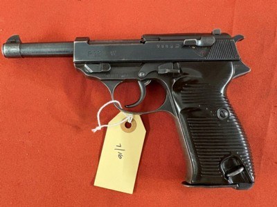 WWll NAZI GERMAN MAUSER P38byf 43 SEMI AUTO PISTOL