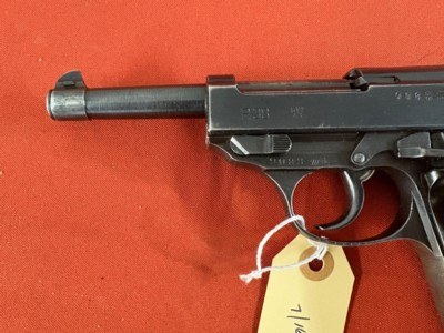 WWll NAZI GERMAN MAUSER P38byf 43 SEMI AUTO PISTOL - Image 3 of 14
