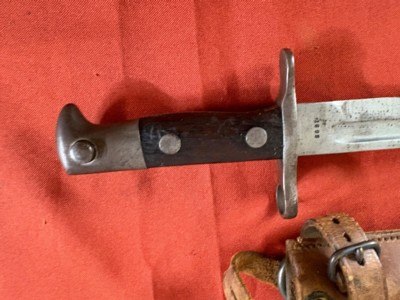 U.S. KRAG BAYONET DATED 1898 - Image 5 of 10